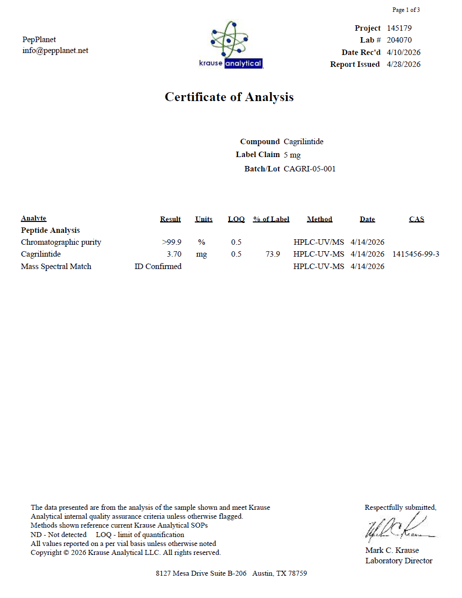 Cagrilintide 5mg